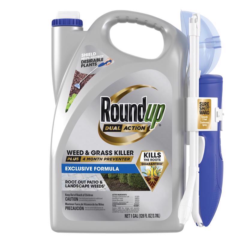 Weed And Grass Killer Roundup Dual Action 4l (pacote Com 4)