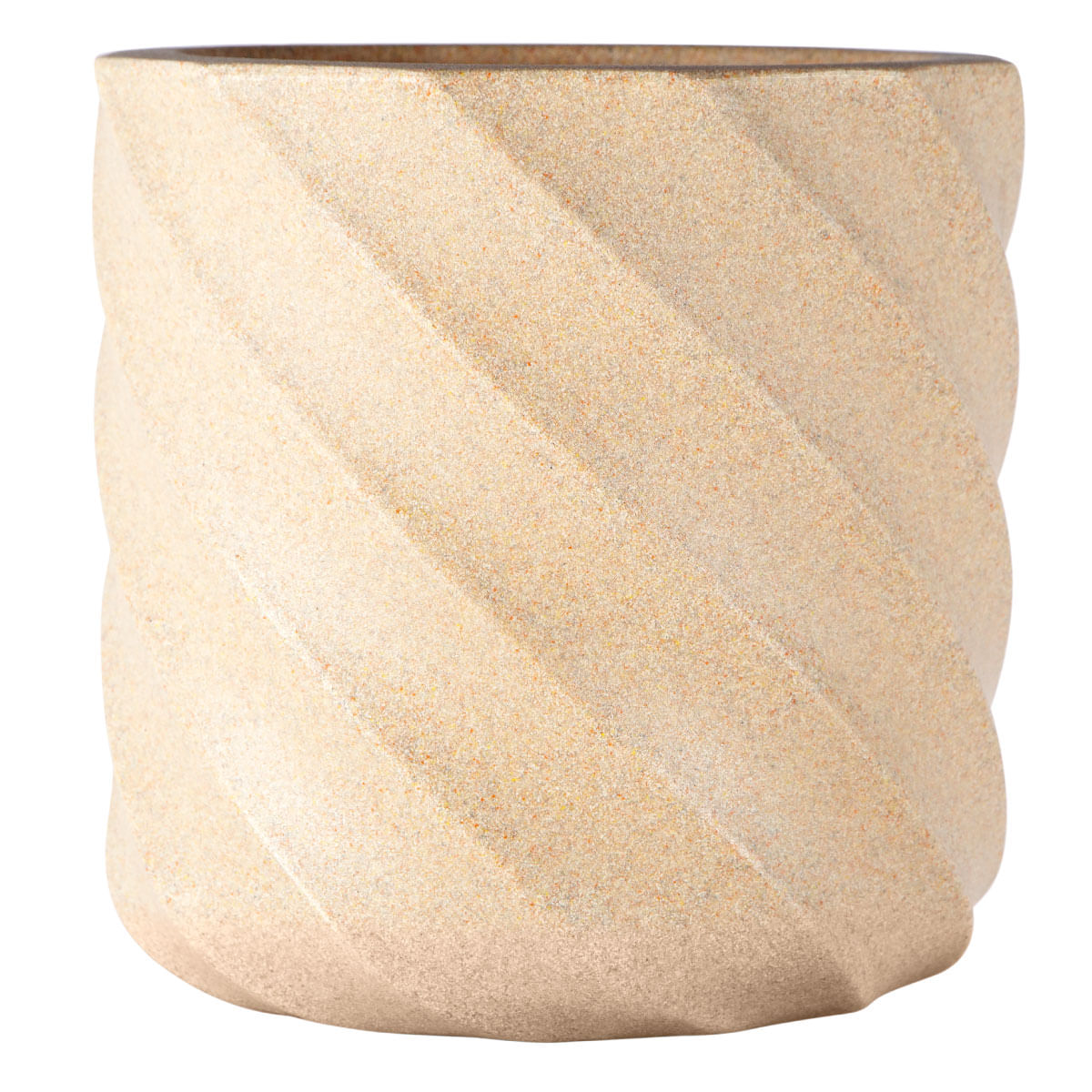 Vaso Decorativo Maragogi Bege 30cm Terrano