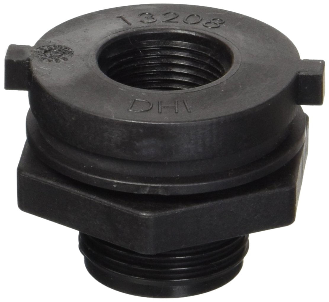 Encaixe De Tanque Greenleaf Tf34p-e Poly 0,75 Polegadas Preto