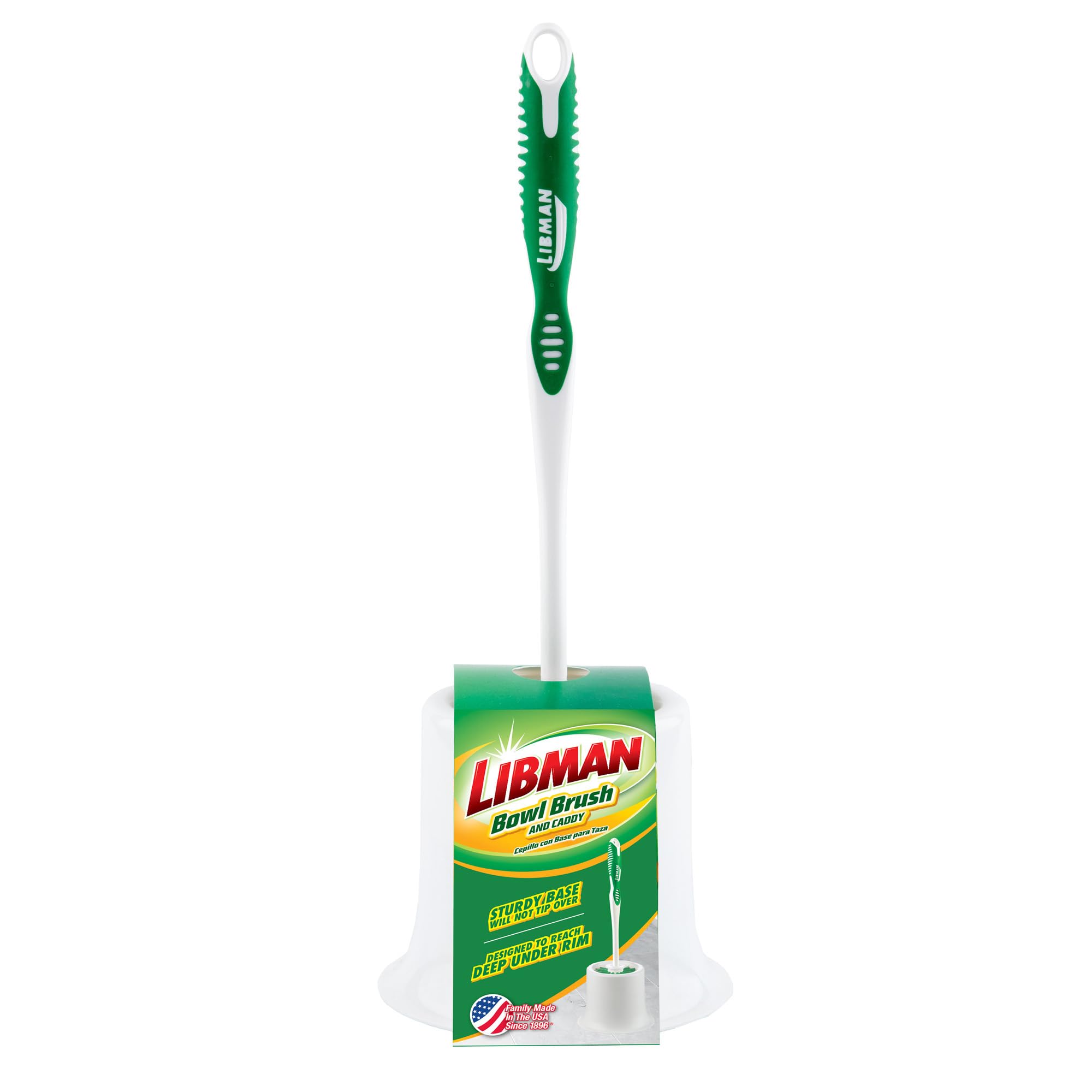 Escova De Vaso Sanitário Libman Com Plástico Caddy 1 Ct