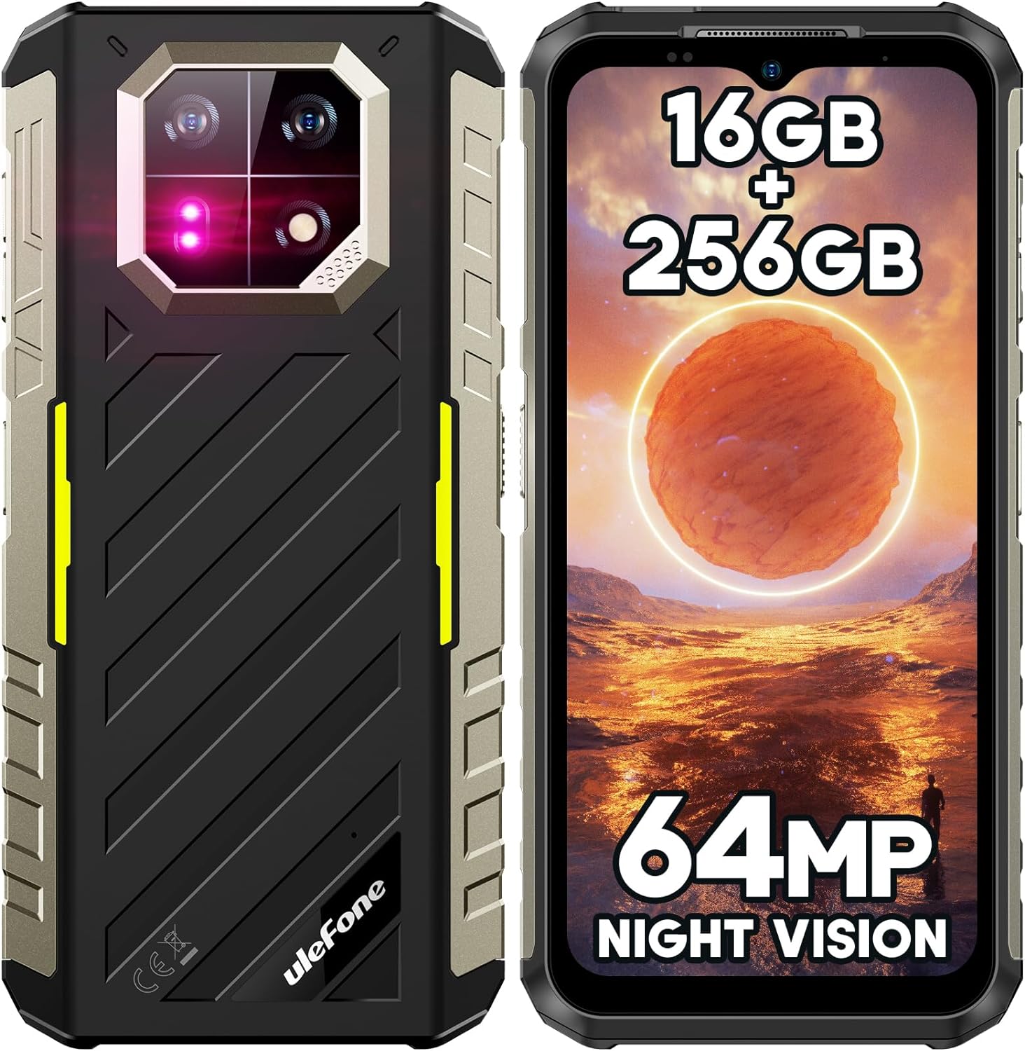 Telefone Celular Ulefone Armor 22 16gb+256gb Android 13 64mp+64mp
