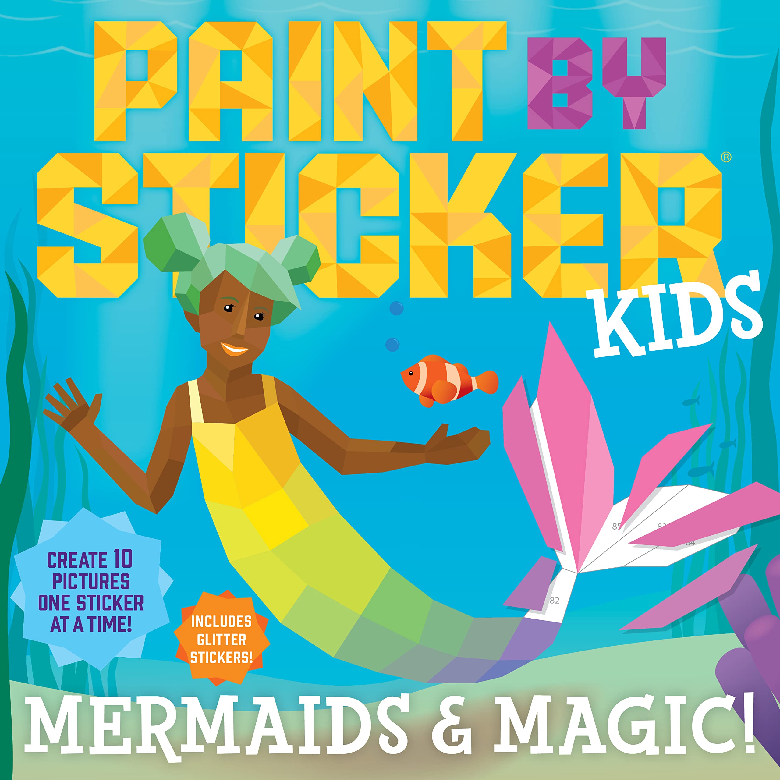Pintura De Adesivos Workman Paint By Sticker Kids Mermaids