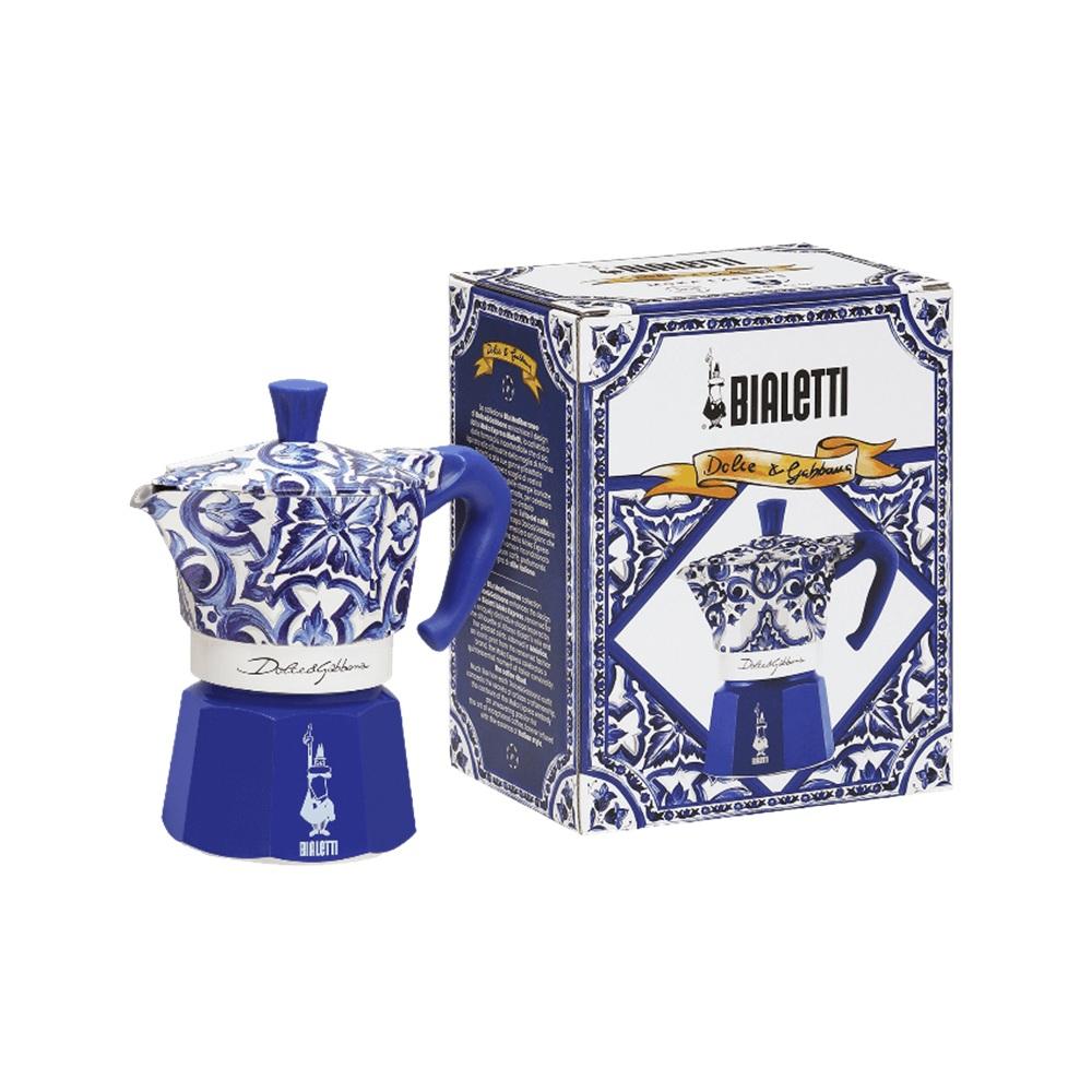 Cafeteira Italiana Bialetti Dolce & Gabbana 300ml Azul - 10010606