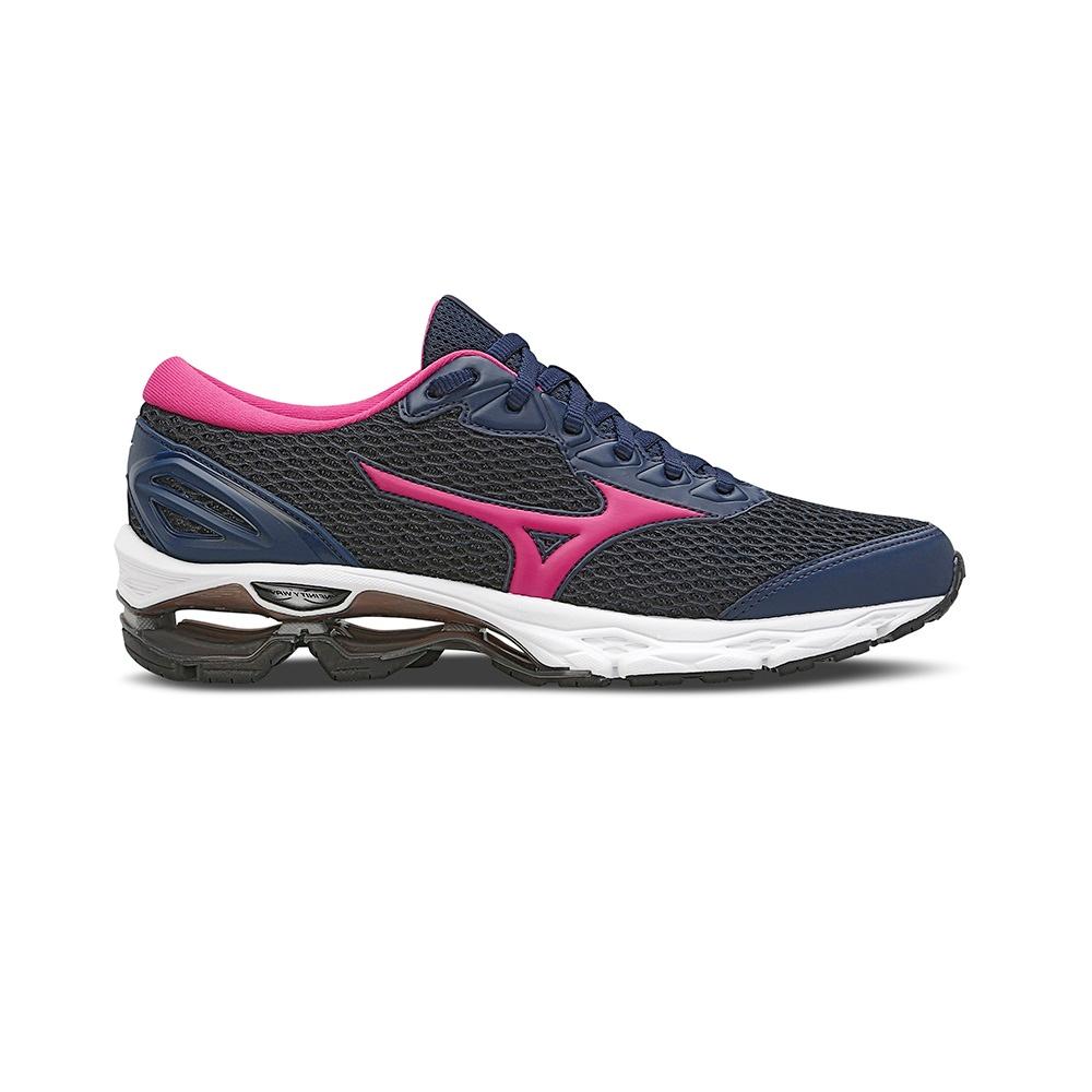 Tenis Mizuno Wave Frontier 13 Marinho/pink/azul 038