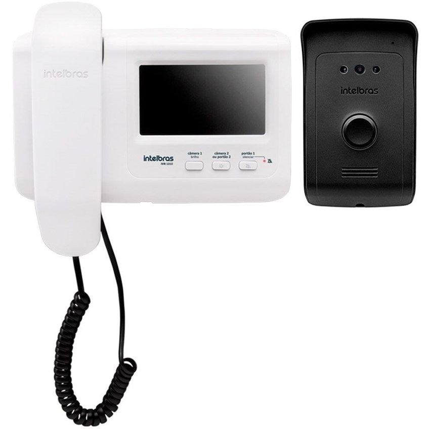 Vídeo Porteiro Intelbras Ivr 1010 Monitor 4.3" Branco - imagem 4