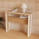 Aparador Buffet Para Escritório Cantinho Do Café Corporate Macadâmia / Branco