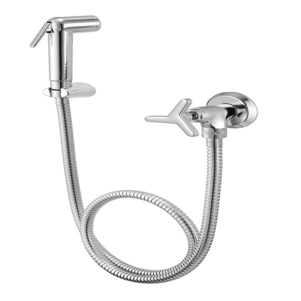 Ducha Higiênica Com Registro 1850 1/4 De Volta Tríade Cromado