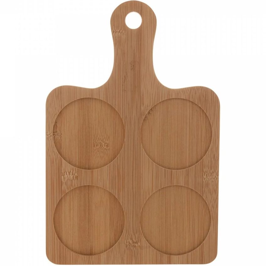Conjunto Petisqueira Lyor Com Bandeja De Bambu E 4 Potes 21x32cm - imagem 5