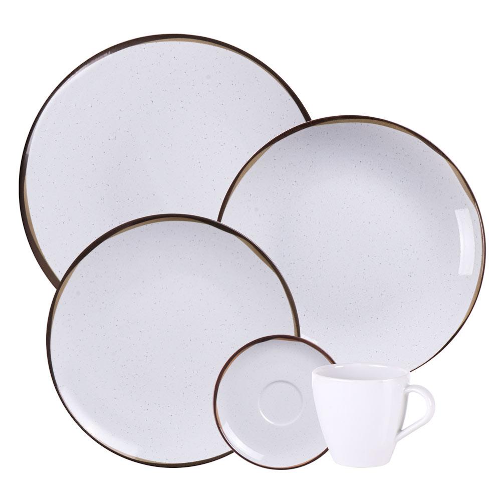 Aparelho De Jantar Porcelana 20 Peças Canyon Tramontina