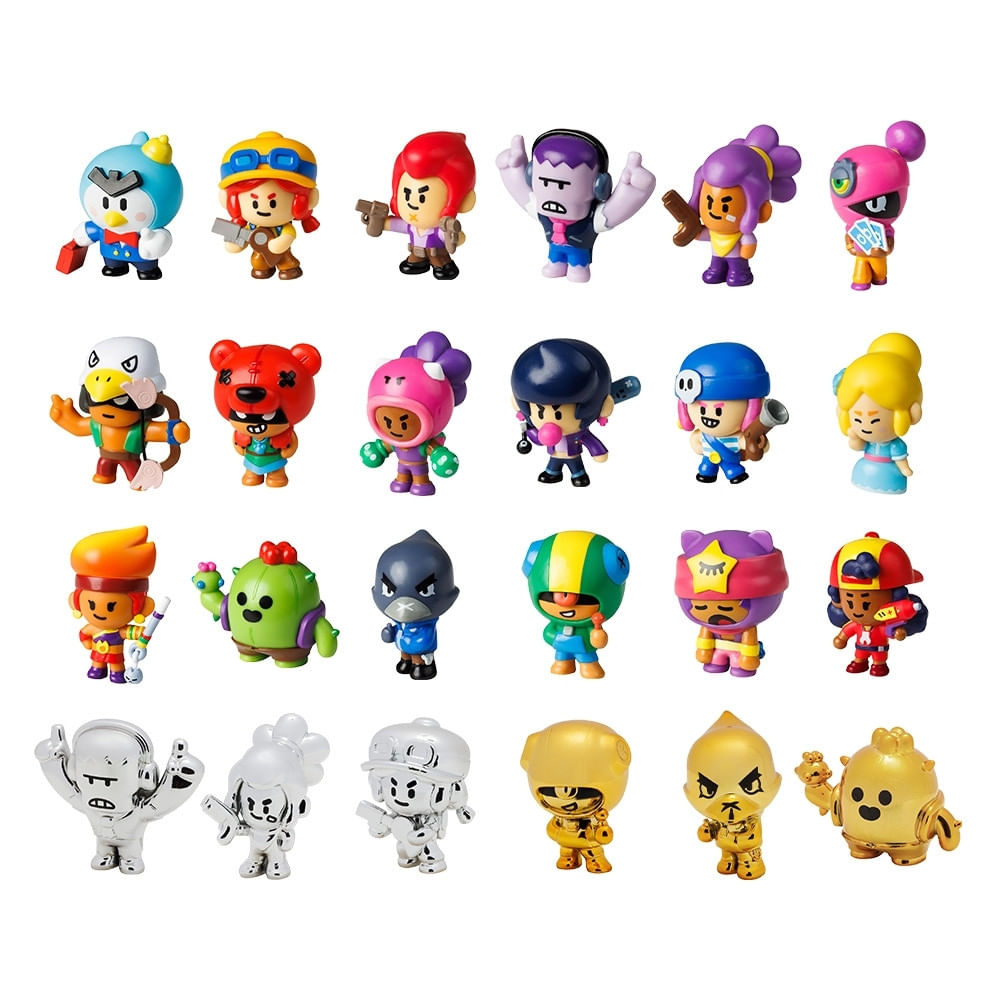 Bonecos Brawl Stars 2 Pack Sortido Multikids - Br2365