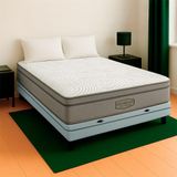 Cama Box Viúvo Branco E Colchão Los Angeles Molas Vstore