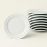 Conjunto 6 Pratos Sobremesa Tramontina Paola Porcelana 21 Cm