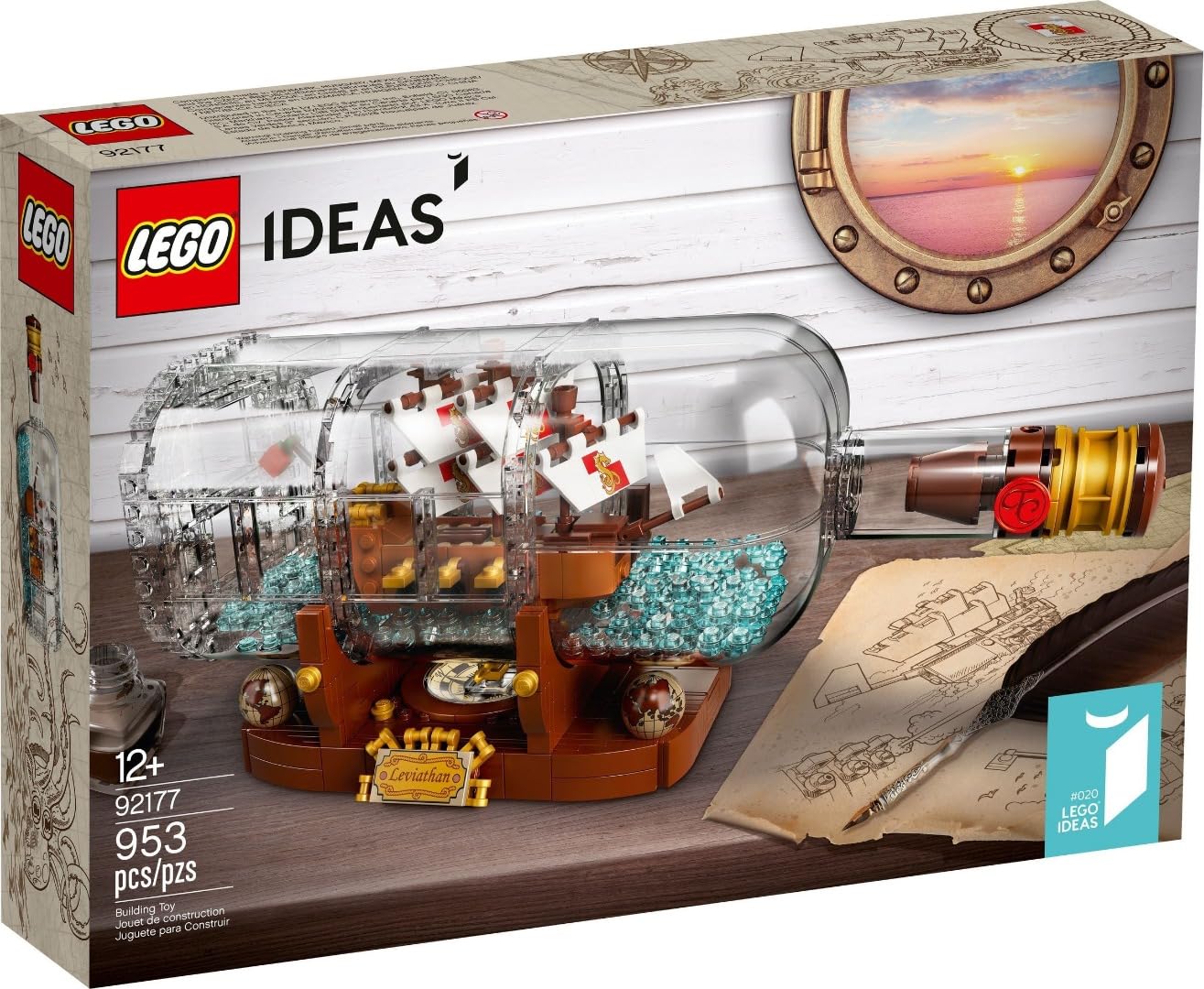 Brinquedo Lego Ideas Ship In A Bottle 92177