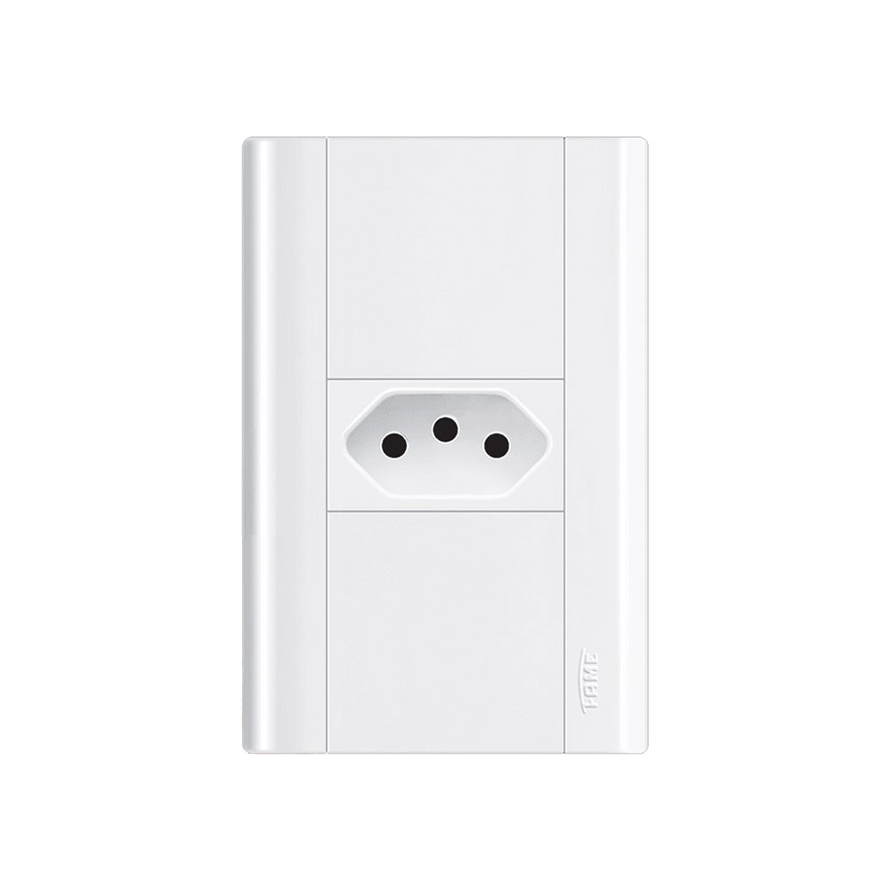 Tomada Fame Modulare 2p+t 10a Com Placa 4x2