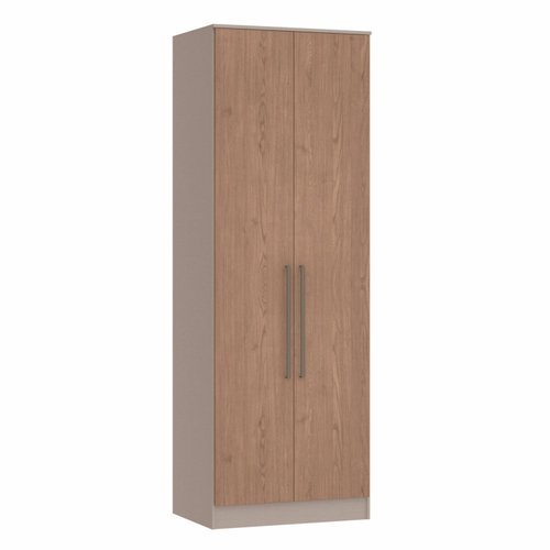 Guarda Roupa Modulado 2 Portas 2 Gavetas Requinte Móveis Castro Duna Line/macadâmia