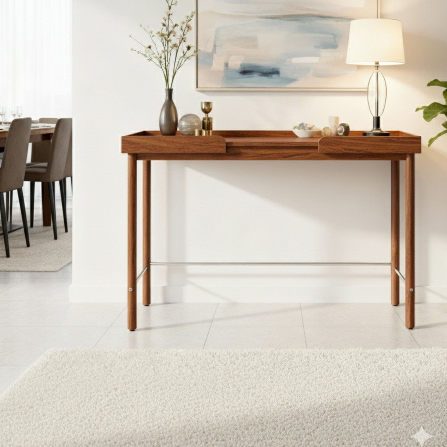 Aparador 130cm Madeira Maciça Streto Cappuccino