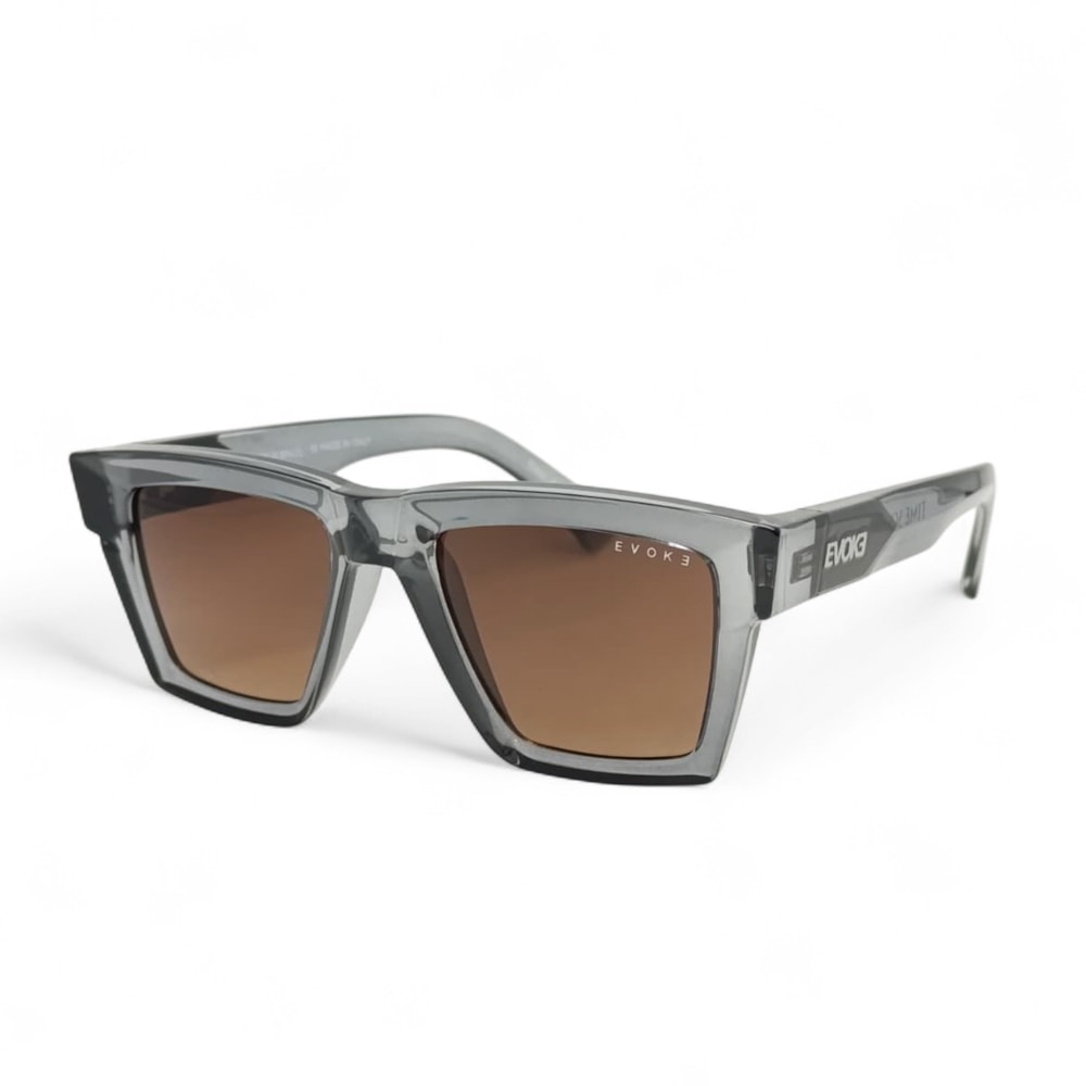Óculos Evoke Time Square H02 Crystal Gray Brown Gradient