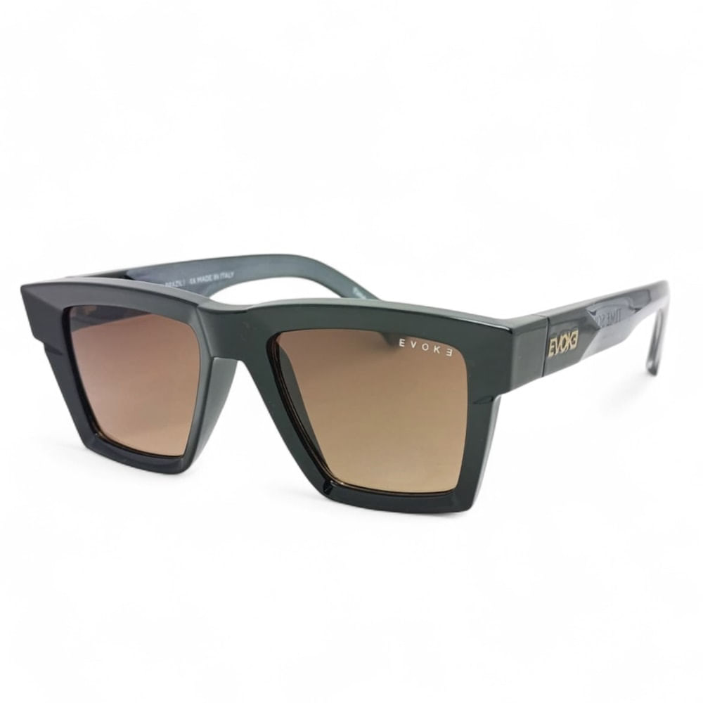Óculos Evoke Time Square A02 Shine Black Bown Gradient
