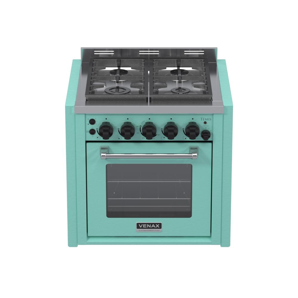 Fogão 4 Bocas de Embutir Venax Temis Verde - 220v - 34296