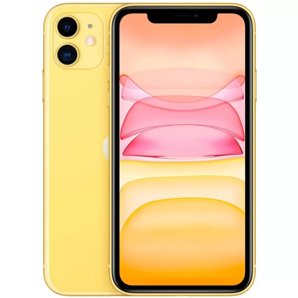 Usado: Iphone 11 64 Gb Amarelo - Bom