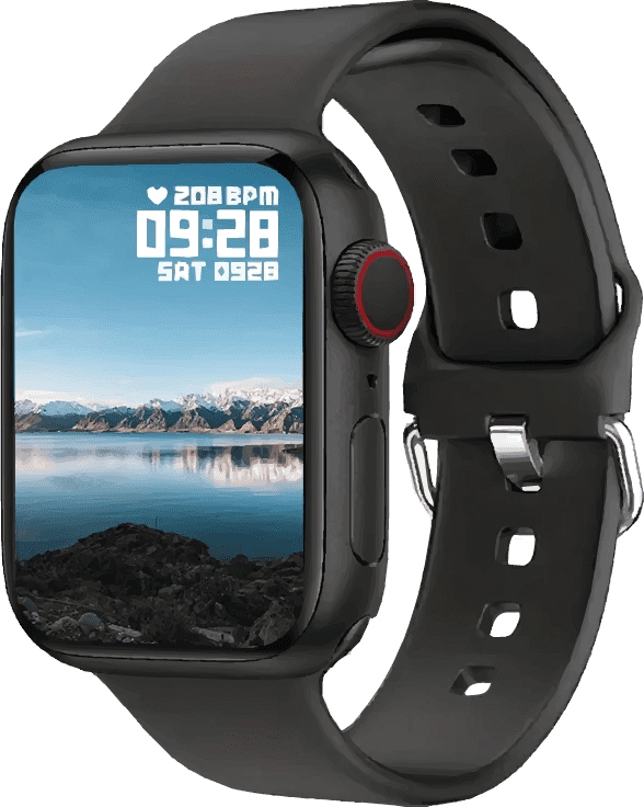S9 Pro Smartwatch Assistente De Voz, Rede Sociais, Tela Full