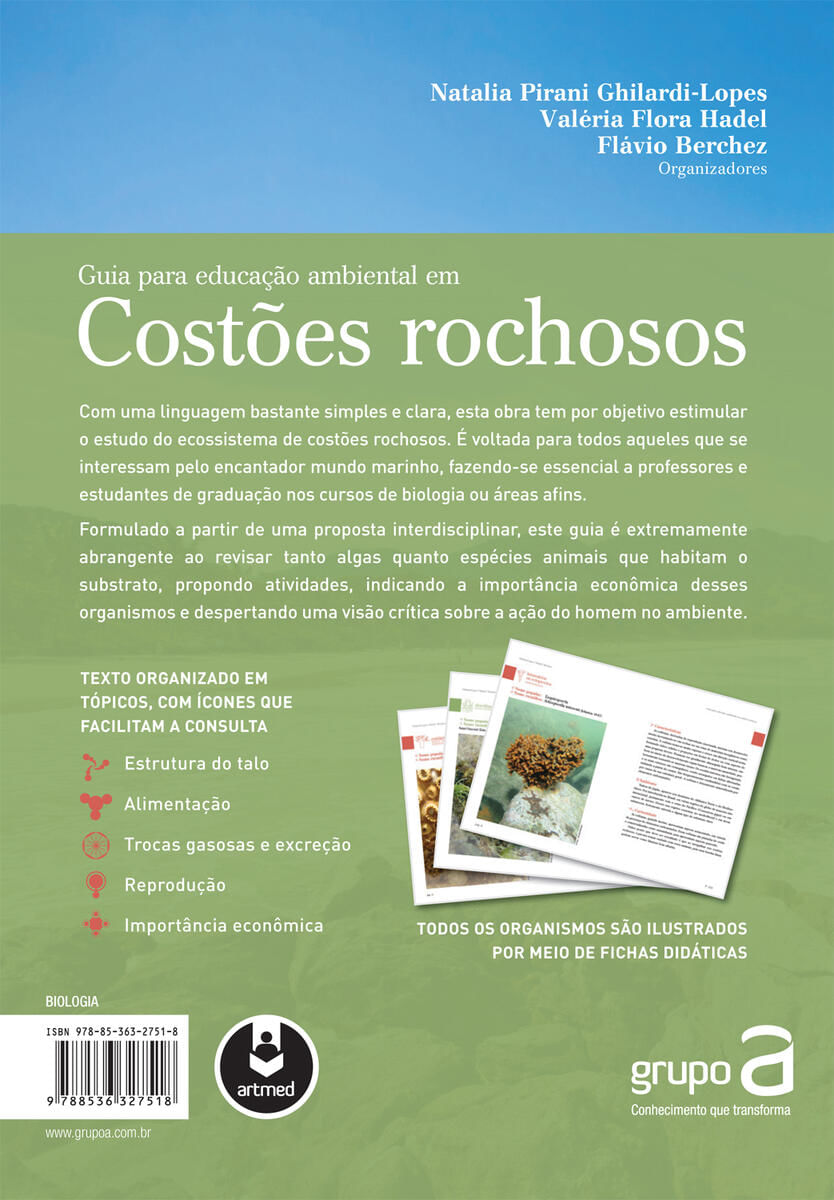 Livro - Guia para Educação Ambiental em Costões Rochosos - Ghilardi-Lopes