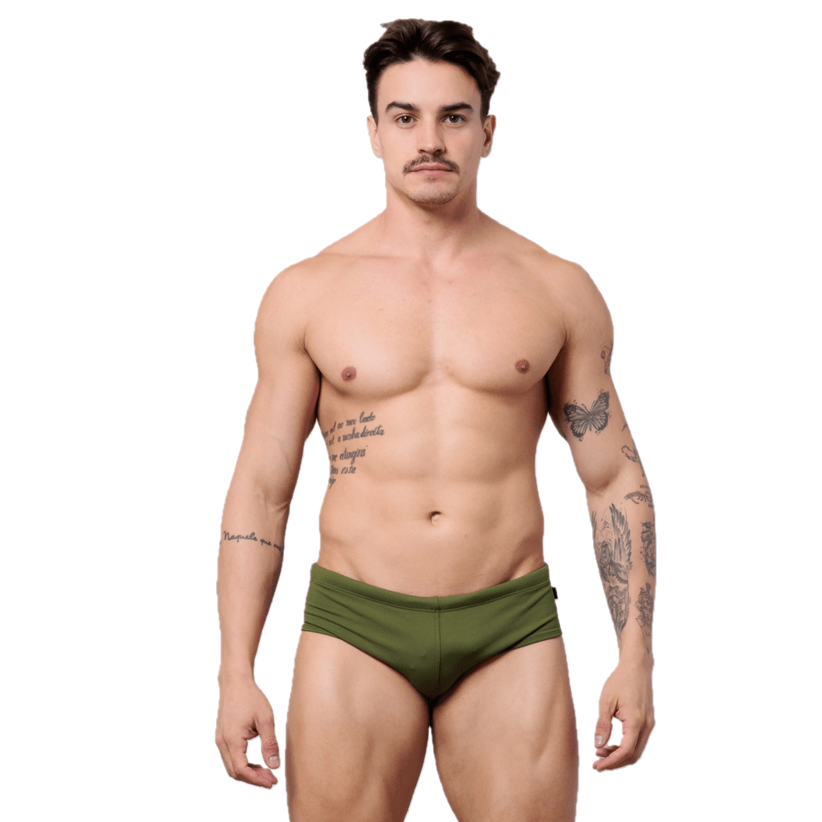 Sunga Verde Samambaia Slim - Jwilas Beachwear