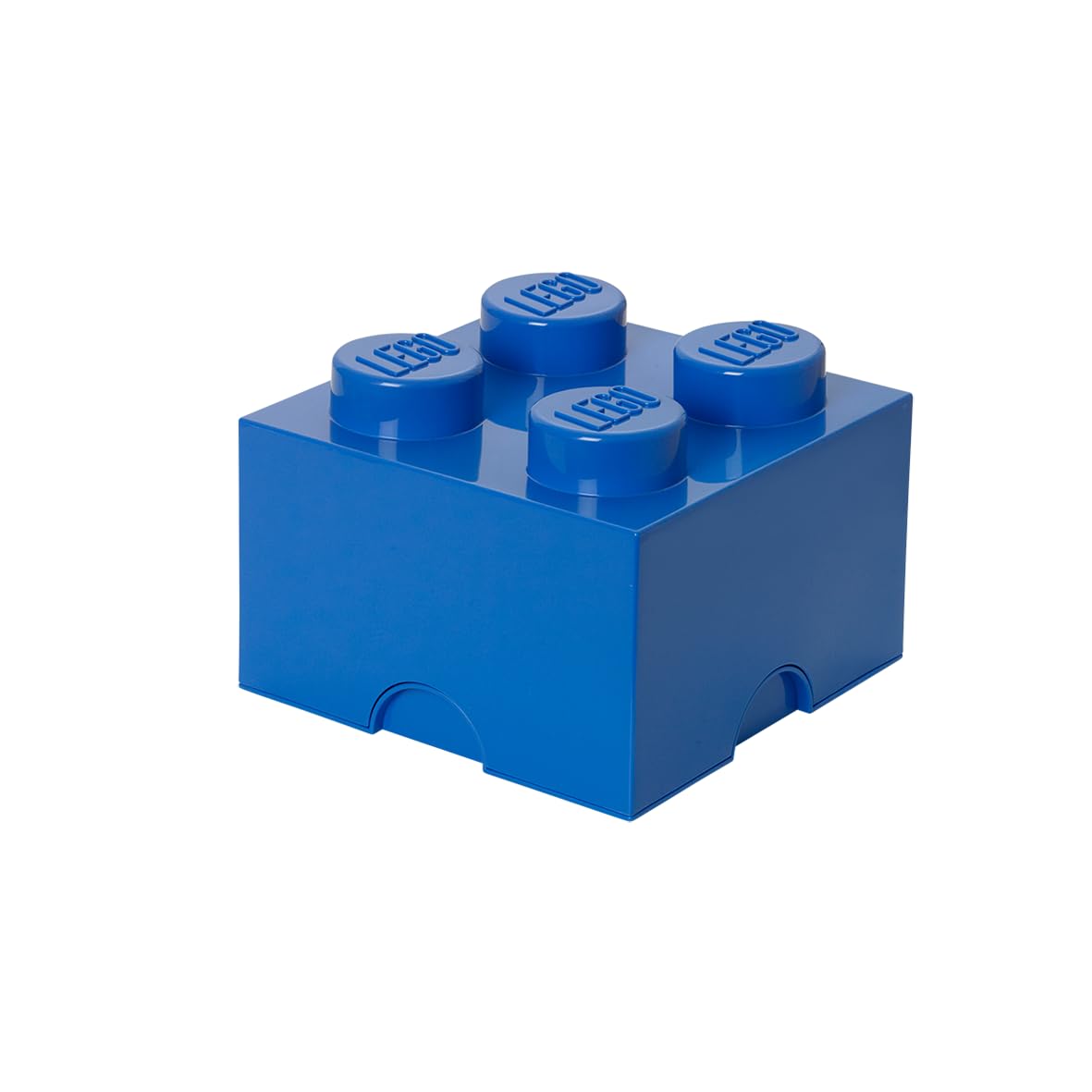 Caixa De Armazenamento Lego Storage Brick 4 Knobs Blue Com Capacidade De 5,6 L