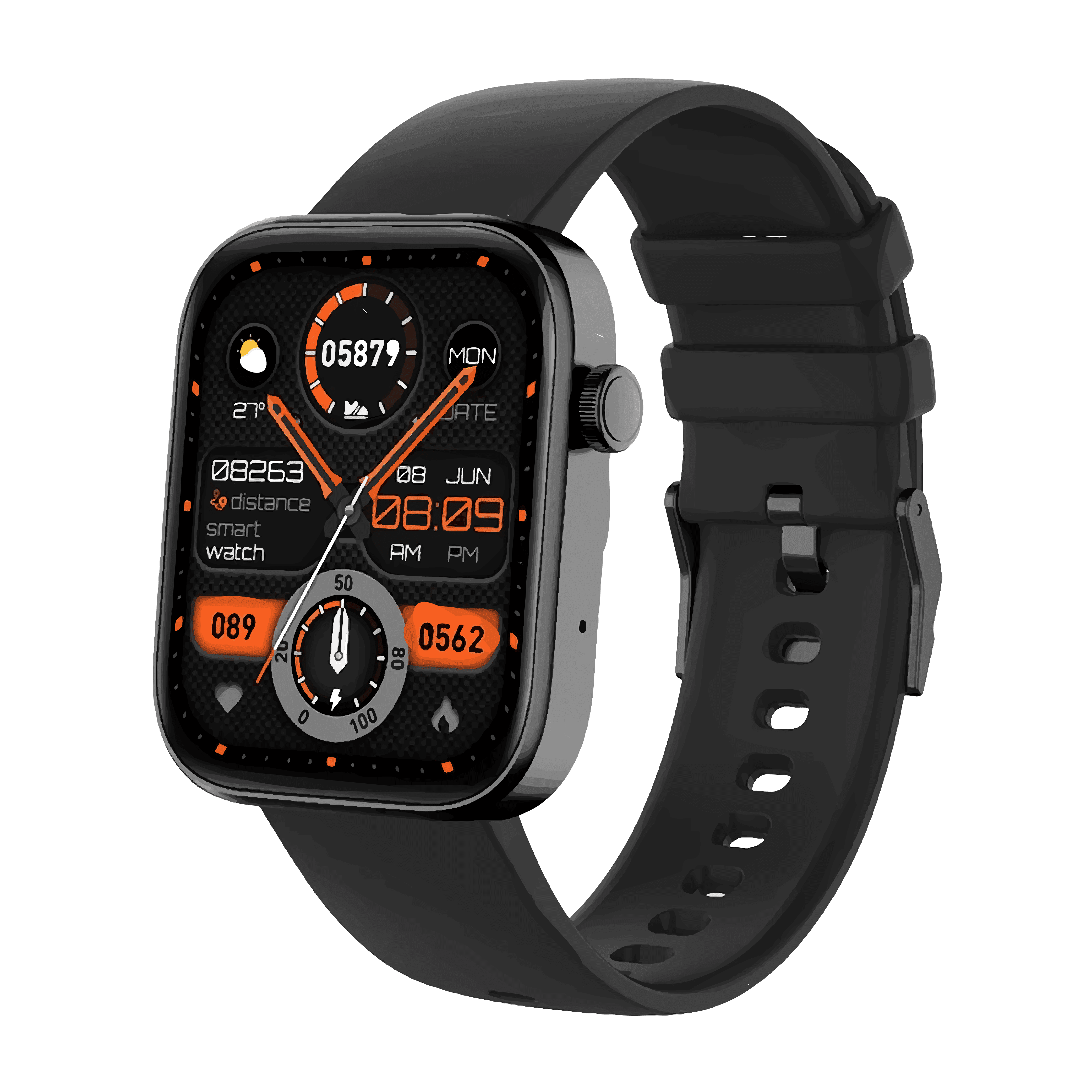 Smartwatch P71: Ip68 Aprova D'àgua, Amoled, App+, Chamada