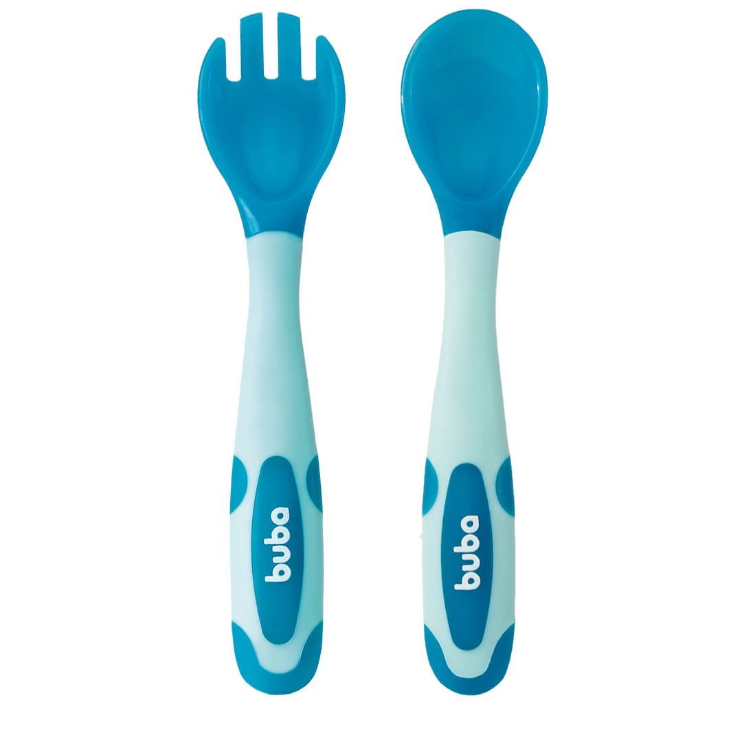 Kit Talher Flexível e Termossensível Azul