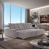 Sofá Retrátil Guaxupé 2,50m 04 Lugares Mola Ensacada Txr