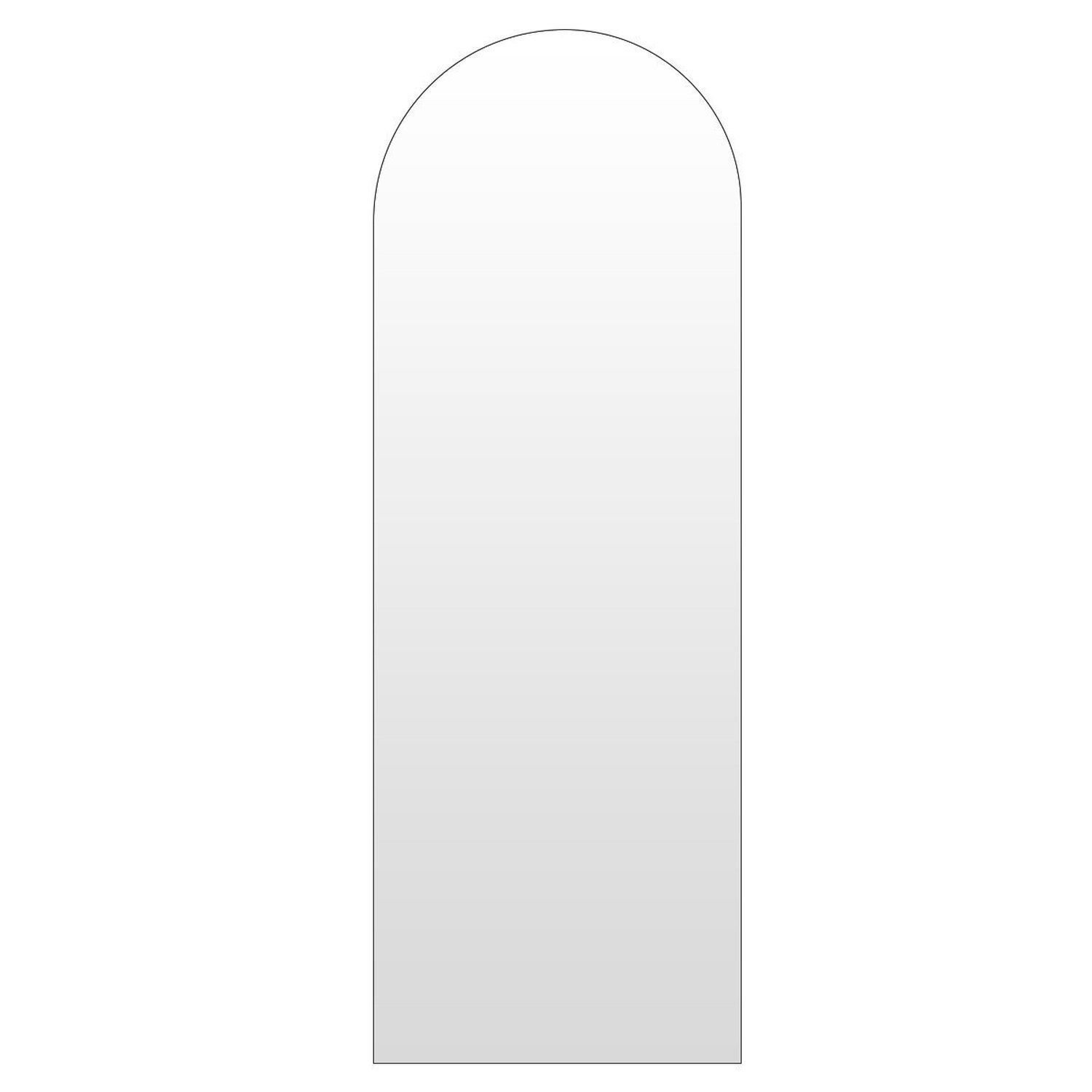 Espelho Vitral 146x36cm Orgânico Com Moldura Em Couro Ecológico Para Sala Quarto Banheiro Gelo