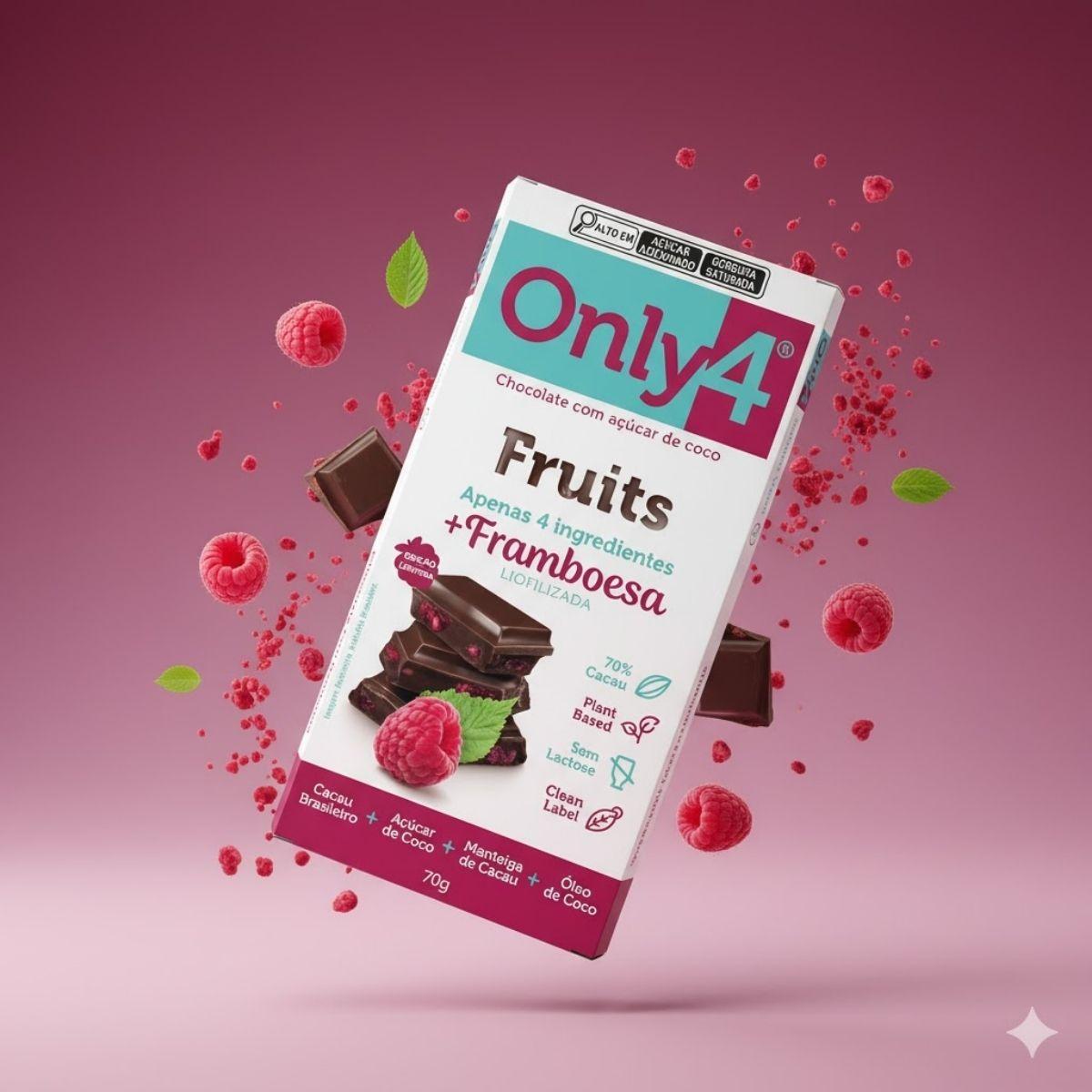 Mix 4 Chocolates Natural Vegano Sem Lactose Silvestres Only4