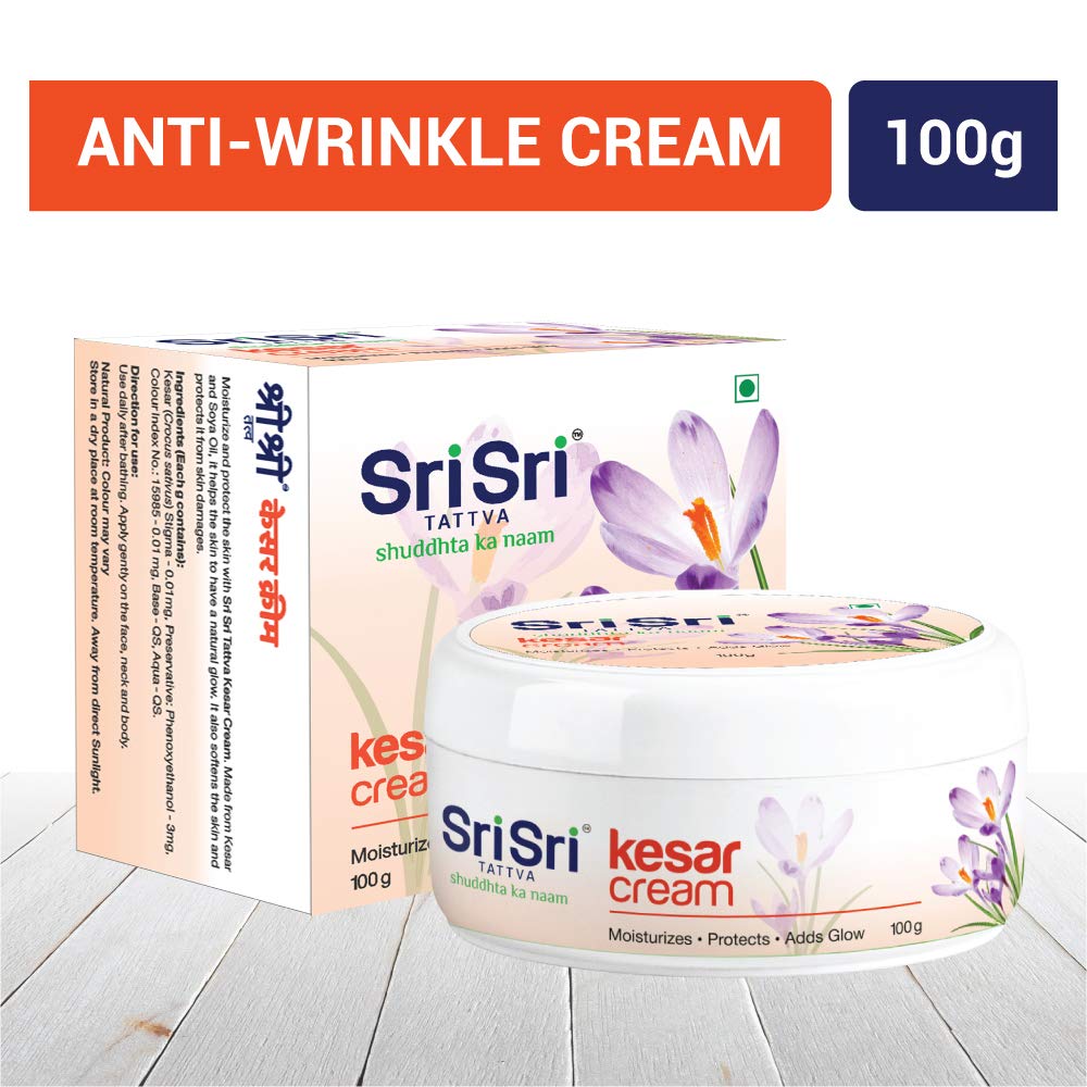 Creme Hidratante Sri Sri Tattva Kesar 100g, Pacote Com 2