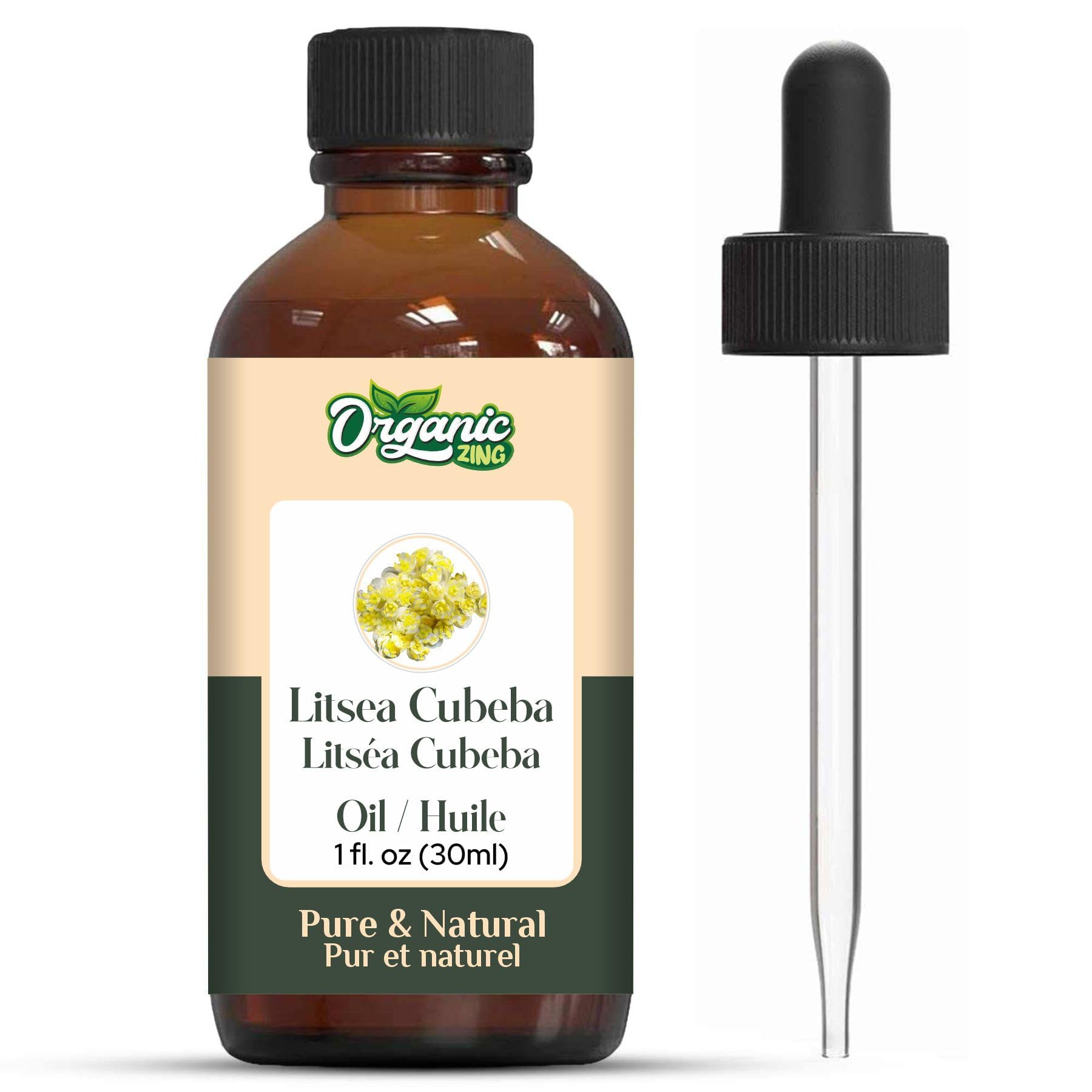 Óleo Essencial Orgânico Zing Litsea Cubeba 30ml Puro
