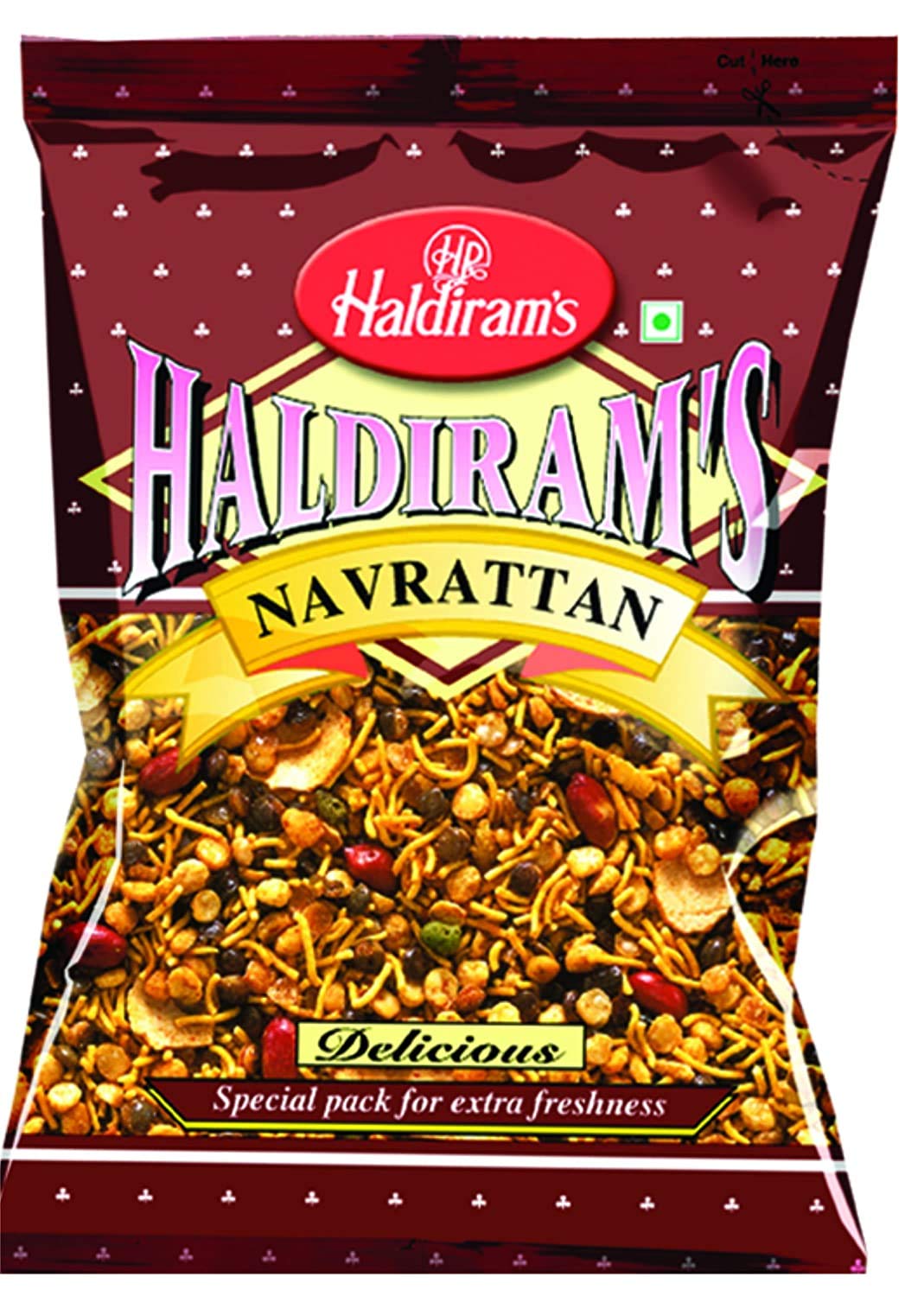 Mistura Para Lanches Haldiram's Navrattan Mistura 2 Kg (2x1 Kg)