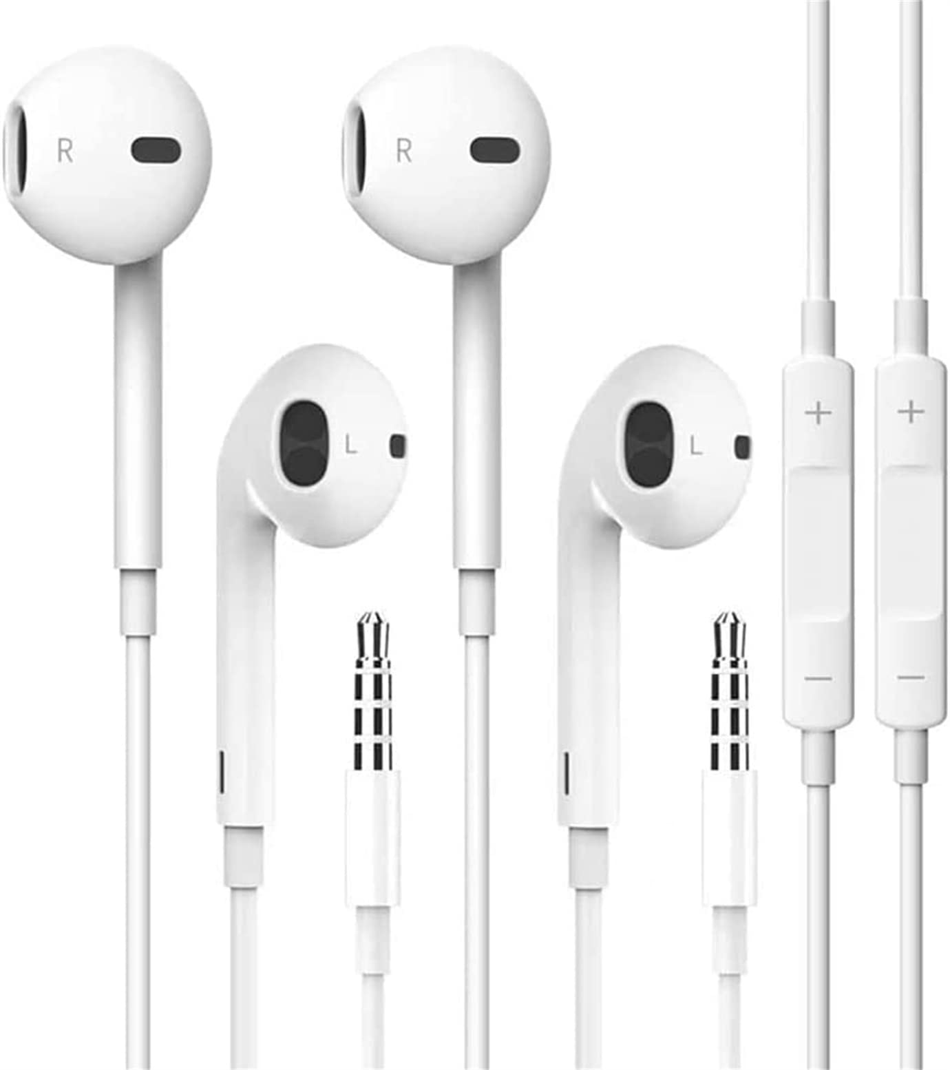 Fones De Ouvido Com Certificação Apple Mfi Com Microfone Para Iphone De 3,5 Mm