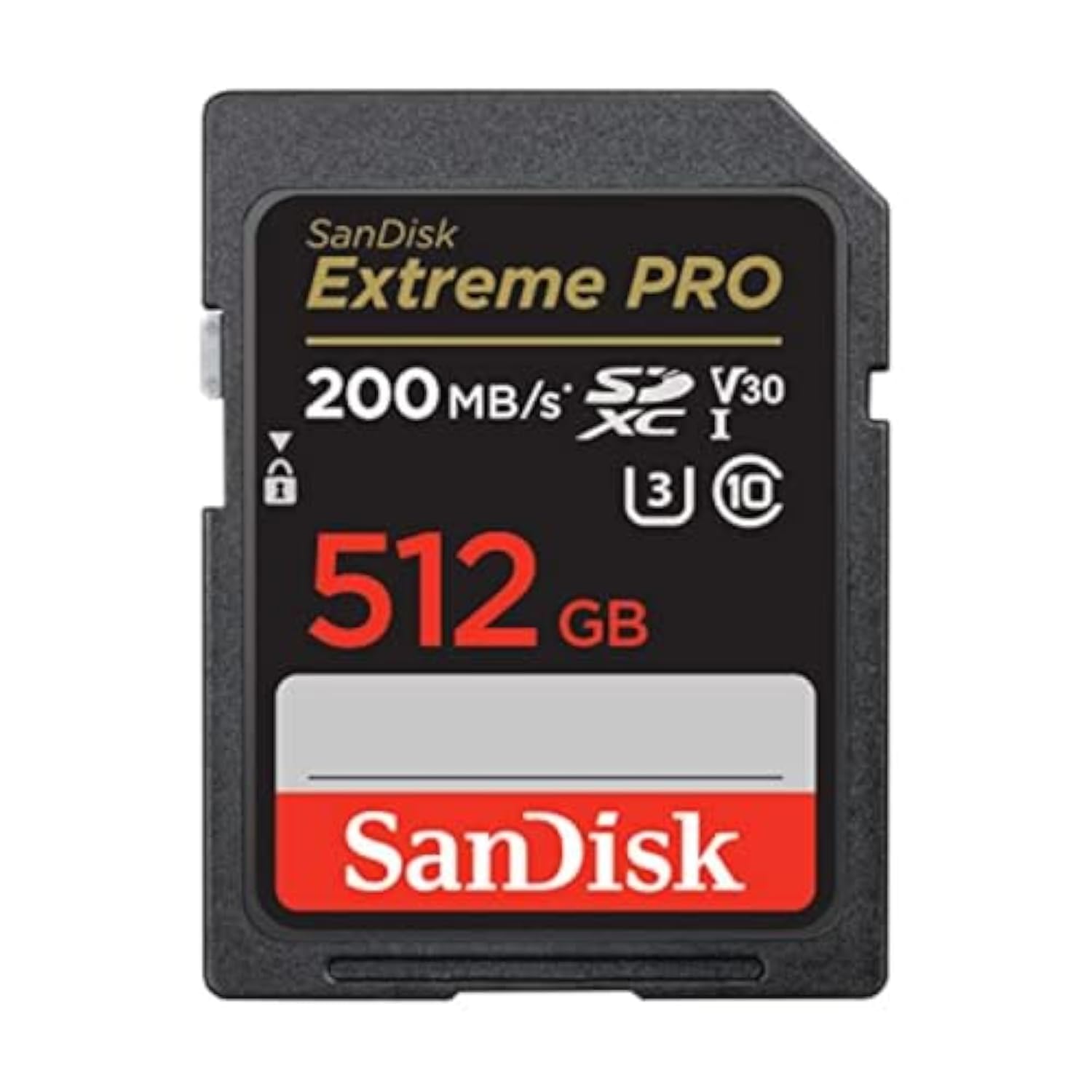 Cartão De Memória Sandisk Extreme Pro Sdxc 512gb Uhs-i C10 V30
