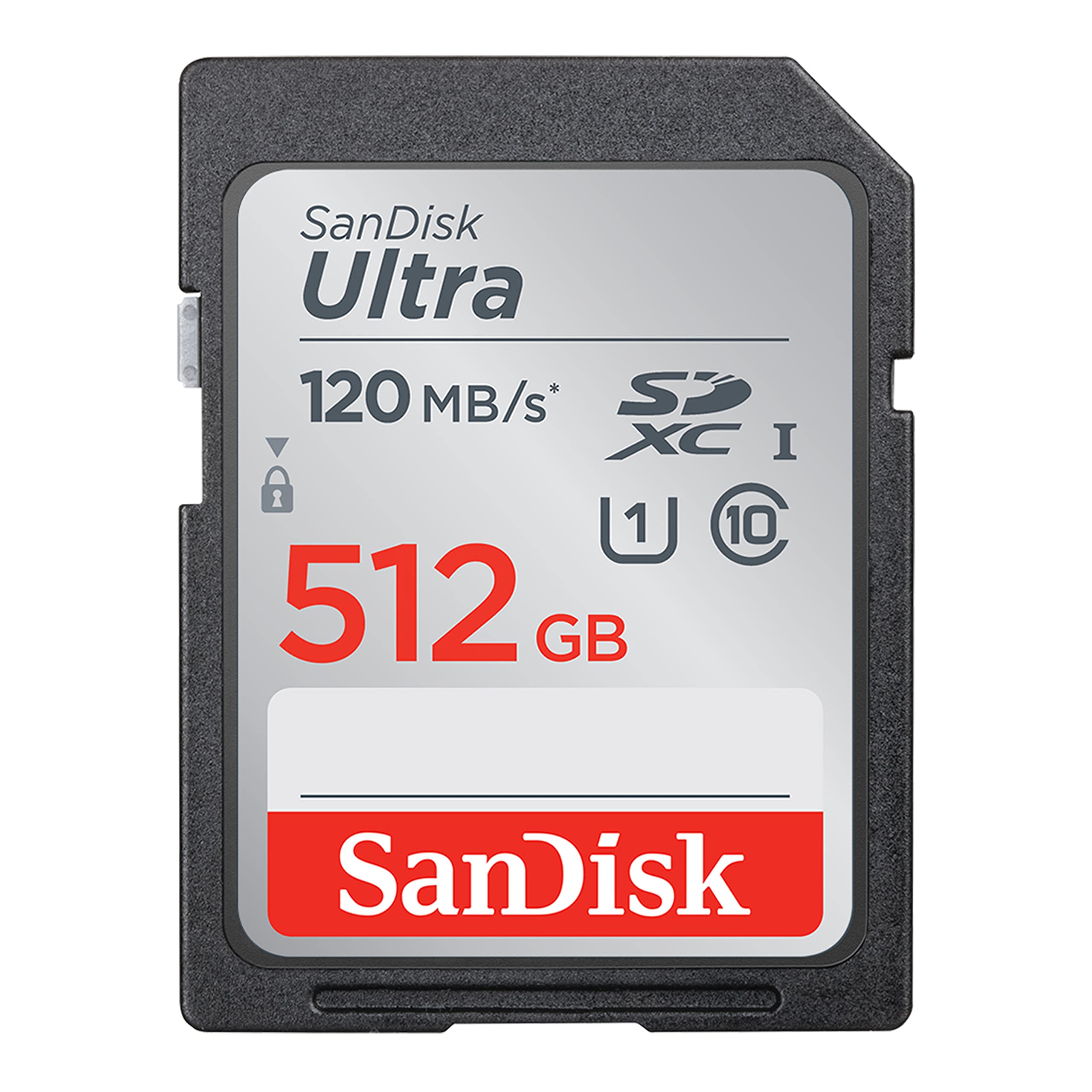 Cartão De Memória Sandisk Ultra Sdxc 512gb Uhs-i 120mb/s