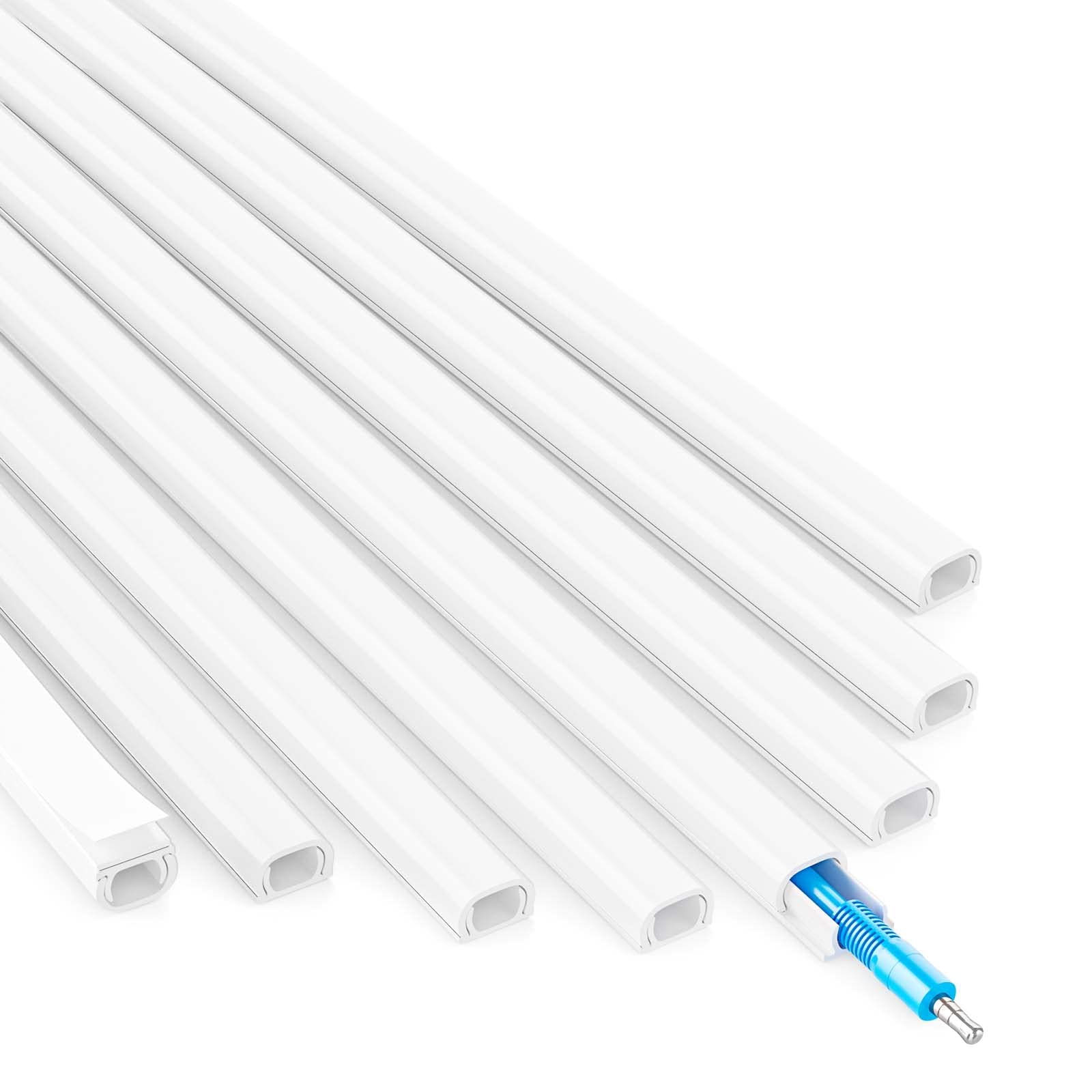 Parede Cord Hider Yecaye Para 1 Mini Cabo L0,5 Cm H0,31 Cm Branco