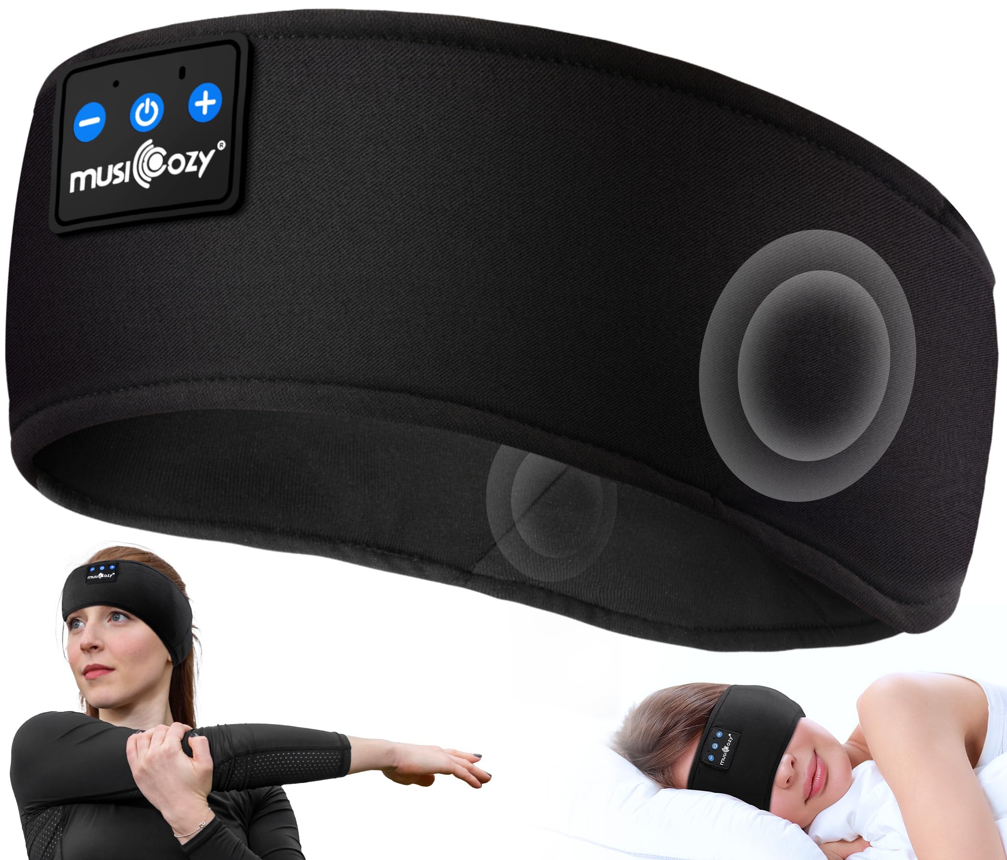 Fones De Ouvido Sleep Headband Musicozy Wireless Bluetooth 5.2