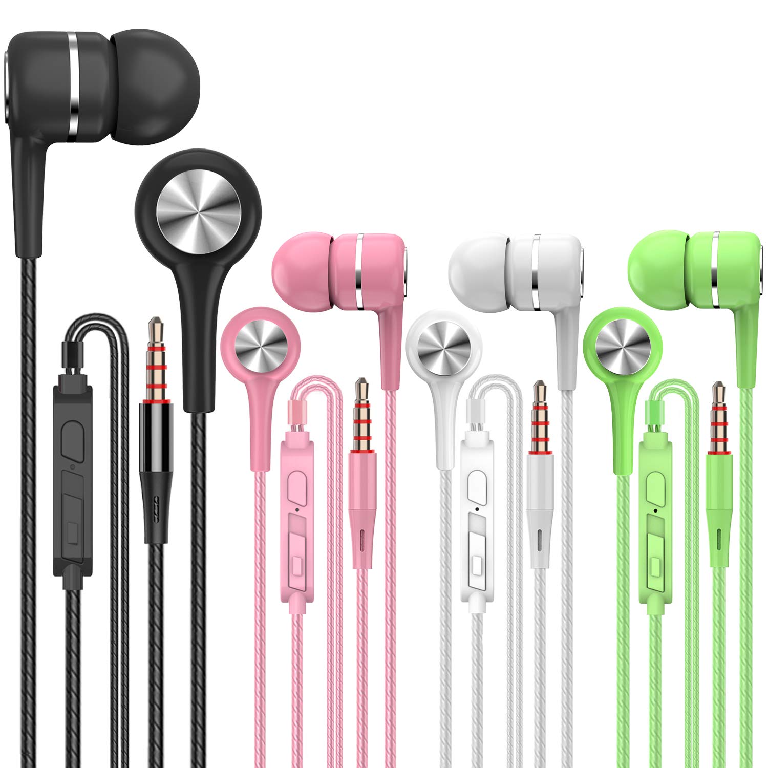 Fones De Ouvido Ynr A12 In Ear Com Microfone E Controle De Volume