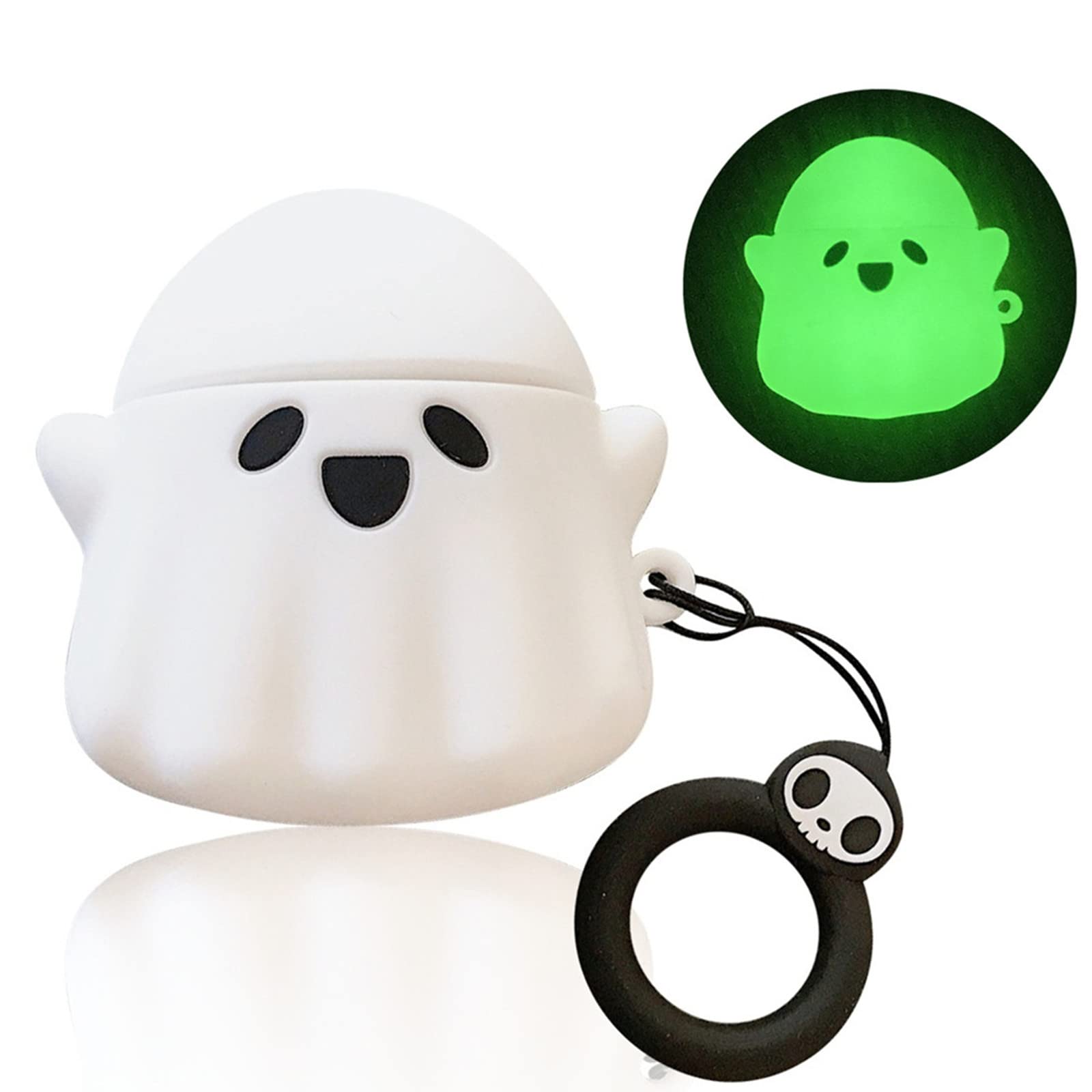 Capa Para Airpods Siopwk Luminous Cute Ghost Silicone