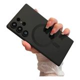 Capa Para Samsung Magsafe Com Proteção Câmera Anti Preto S22