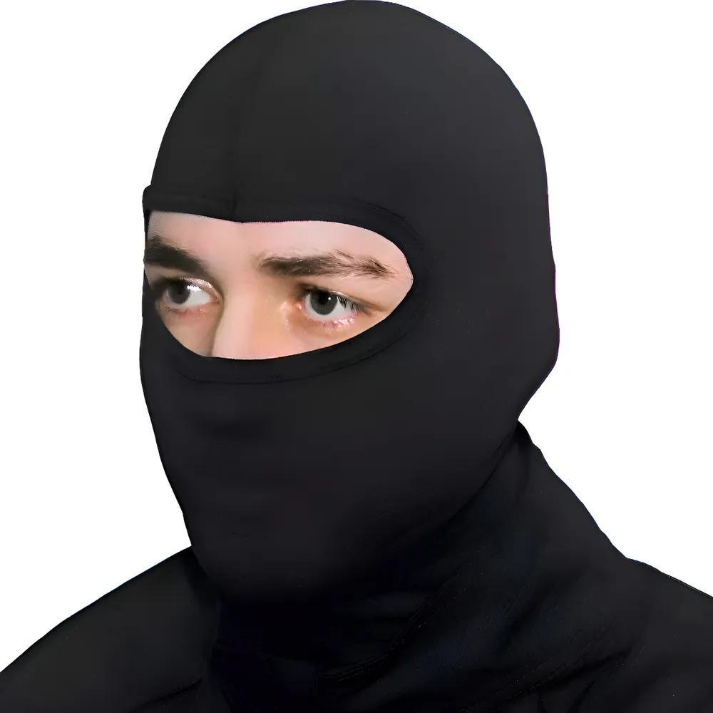 Balaclava Máscara Ninja 30x10cm Motoqueiro Preto - Carrefour