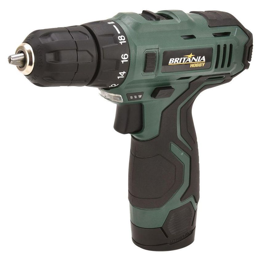 Parafusadeira E Furadeira Britânia Hobby Bpf03m Com Estojo Bivolt - imagem 3