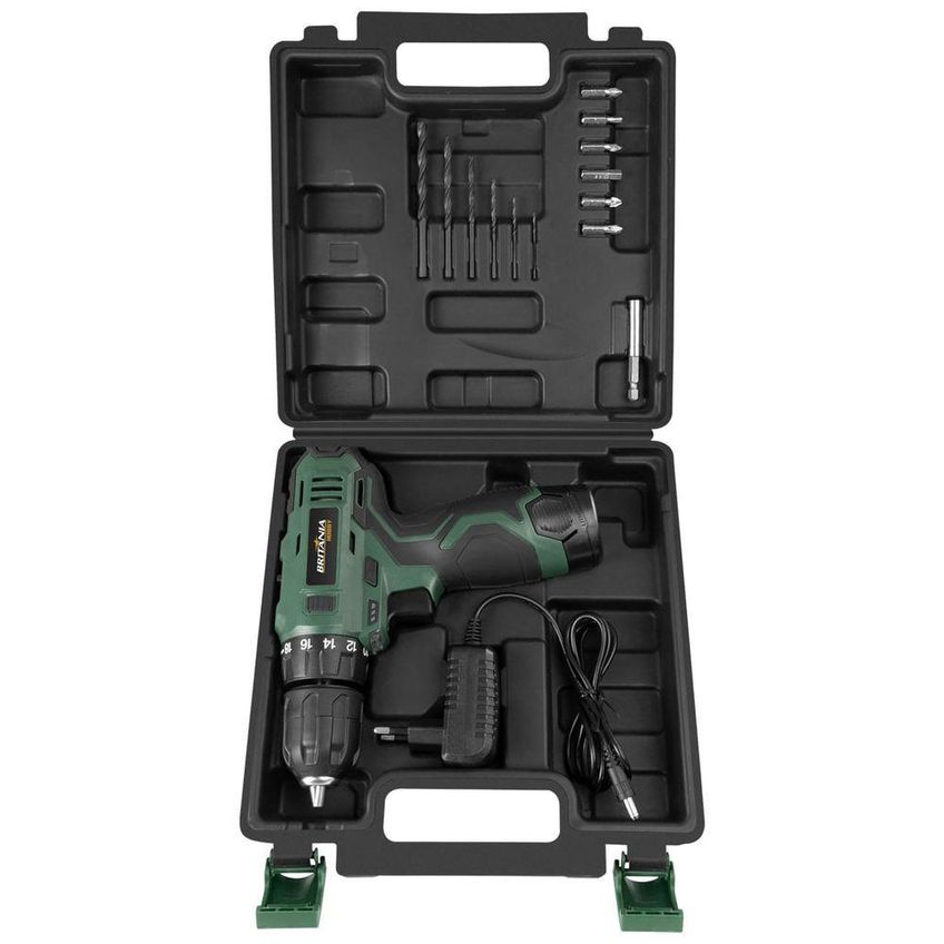 Parafusadeira E Furadeira Britânia Hobby Bpf03m Com Estojo Bivolt - imagem 5