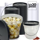 Balde 3,2 Litros Conservar Polpa De Fruta - 30 Pçs