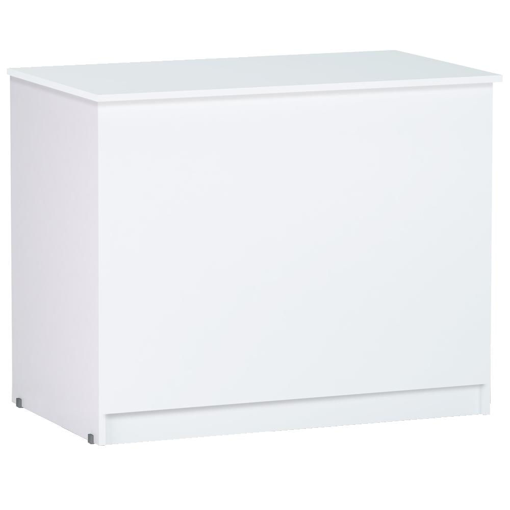 Balcao Bau Multiuso 95 Cm Amanda Branco Reajl Moveis