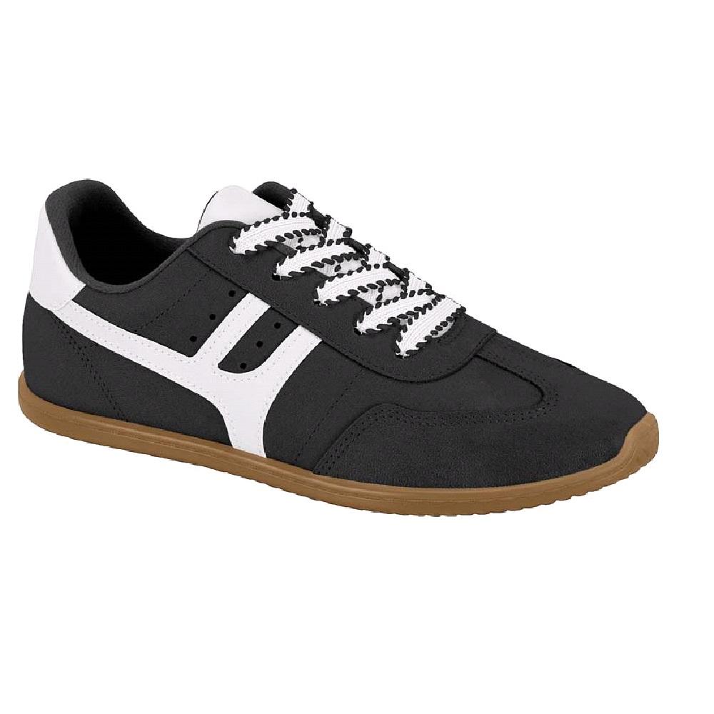 Tenis Moleca Listras Ref 5827.101.11184 Preto/branco 039